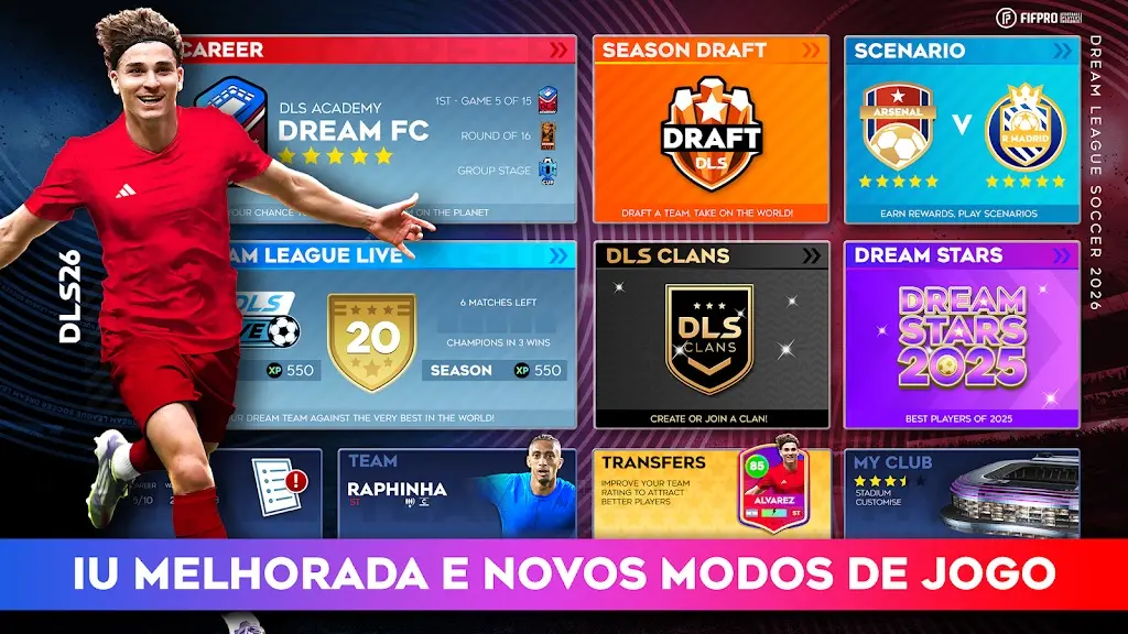 Imagem real de Dream League Soccer 2025