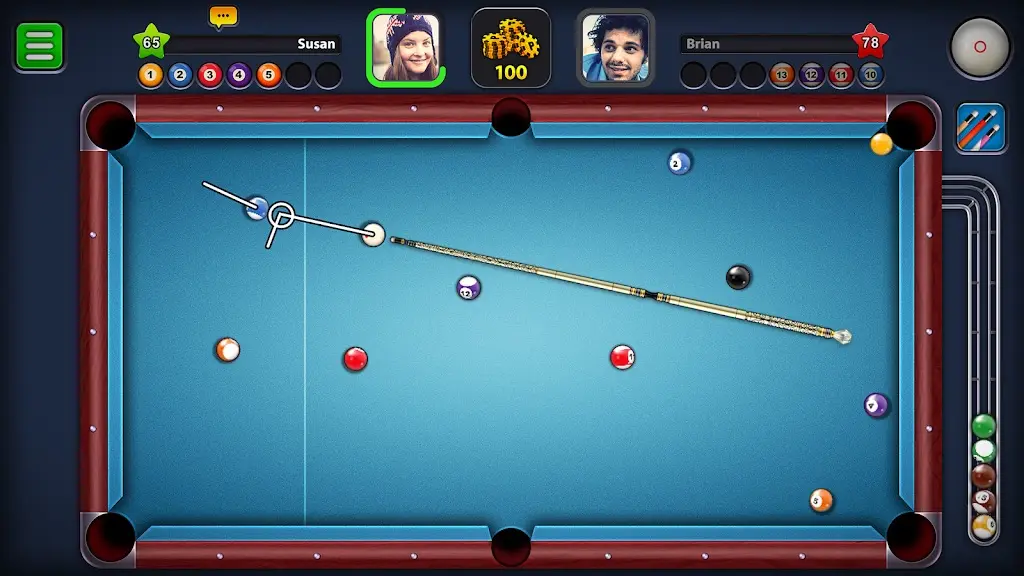 Imagem real de 8 Ball Pool