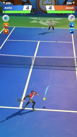Imagem real de Tennis Clash