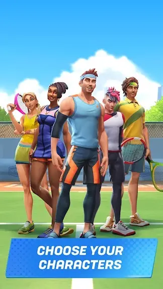 Terceira imagem real de Tennis Clash